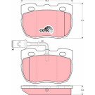 Bremsklötze VA | LAND ROVER Defender,Disc,Range R. 89 | GDB1093