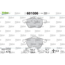VALEO Bremsbeläge 601006
