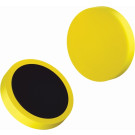 00301047 Boll Polierschwamm mit Klettverschluss mittelweich (gelb)