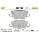 VALEO Bremsbeläge 302736