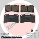 ZIMMERMANN Bremsbelagsatz, Scheibenbremse