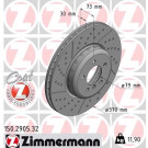 ZIMMERMANN Bremsscheibe 150.2905.32 FORMULA F