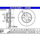 Bremsscheibe | 24.0122-0260.1