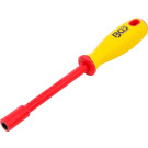 BGS VDE-Steckschlüssel-Schraubendreher | Sechskant | SW 7 mm | Klingenlänge 125 mm | 71087