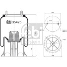 FEBI BILSTEIN Luftfeder