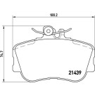 BREMBO Bremsklötze VA | MERCEDES C-Klasse 93-01 | P 06 017