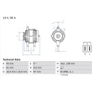 Lichtmaschine | NISSAN X-Trail | 0 986 080 430