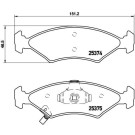 BREMBO Bremsbelagsatz, Scheibenbremse | P 30 062