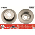 TRW Bremsscheibe | DF1674