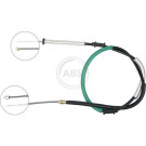 A.B.S. Handbremsseil Seilzug Festellbremse K18067