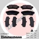 ZIMMERMANN Bremsbelagsatz, Scheibenbremse | 24918.150.1