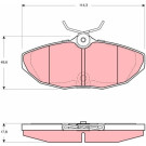 Bremsklötze HA | JAGUAR S-Type,XJ 02 | GDB1511