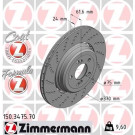 ZIMMERMANN Bremsscheibe 150.3475.70 Formula Z