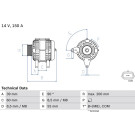 Lichtmaschine | DACIA,RENAULT | 0 986 080 410