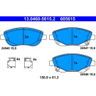Bremsbelagsatz Toyota P. Avensis 2.2 D-4D 08-10 | 13.0460-5615.2
