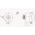 MAGNETI MARELLI Generator 063731959010