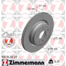 ZIMMERMANN Bremsscheibe | 150.3430.20