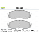 VALEO Bremsbeläge 598889