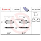 BREMBO Bremsklötze VA | FIAT Bravo, Doblo, Panda 01 | P 23 085