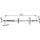 Handbremsseil | SAAB 9-3 | 1987482021