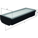 MAHLE Luftfilter | LX 2796/1