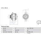 Lichtmaschine | FORD | 0 986 082 330