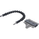 BGS Bit-Satz mit flexibler Welle Antrieb Außensechskant 6,3 mm (1/4 ) 11-tlg BGS Do it yourself 20804