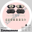 ZIMMERMANN Bremsbelagsatz, Scheibenbremse