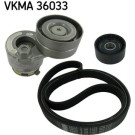SKF Keilrippenriemensatz VKMA 36033