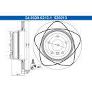 Bremsscheibe | 24.0320-0213.1