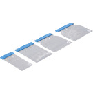 BGS Japan-Spachtel-Satz Federbandstahl 50 / 80 / 100 / 120 mm 4-tlg BGS Do it yourself 1636