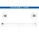Bremsschlauch | 24.5170-0426.3