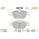 VALEO Bremsbeläge 302738