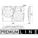 MAHLE Lüfter, Motorkühlung CFF 550 000P