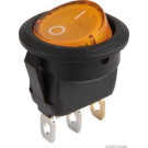 Wippschalter gelb geclipst | Anschluss: 3x2,8mm | 70468070