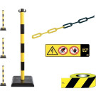 Absperrungen 7 tlg | HVG-Set Absperrungen