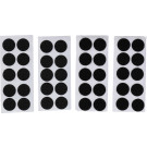 BGS Klettpunkte selbstklebend schwarz 40-tlg BGS Do it yourself 80557