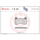 BREMBO Bremsklötze VA | TESLA Model 3,Model Y 17 | P 09 029