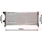 VAN WEZEL Kühler, Motorkühlung 17002250