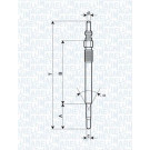 MAGNETI MARELLI Glühkerze 062900029304