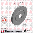 ZIMMERMANN Bremsscheibe | 200.2531.20