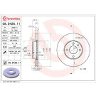Bremsscheibe VA | CHEVROLET Aveo 11 | 09.D426.11