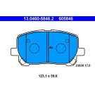 Bremsbelagsatz Toyota P. Avensis 2.0 01-09 | 13.0460-5846.2