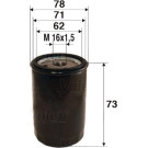 VALEO Ölfilter | 586034