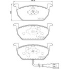 BREMBO Bremsklötze VA | AUDI,SEAT,SKODA,VW | P 85 137