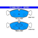 Bremsbelagsatz Opel P. Astra F/Corsa B/Vectra A 82-01 | 13.0460-7051.2