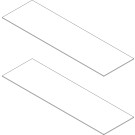Thule Ersatzteil | Schutzfolie 9107/9108 (2Stk.) | 1500050173