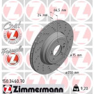 ZIMMERMANN Bremsscheibe 150.3460.70 Formula Z