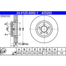 Bremsscheibe | 24.0125-0202.1