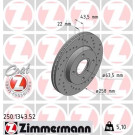 51 481 001 Sport Bremsscheibe VA Sport | FORD Fiesta,Focus,MAZDA 2 97 | 250.1343.52